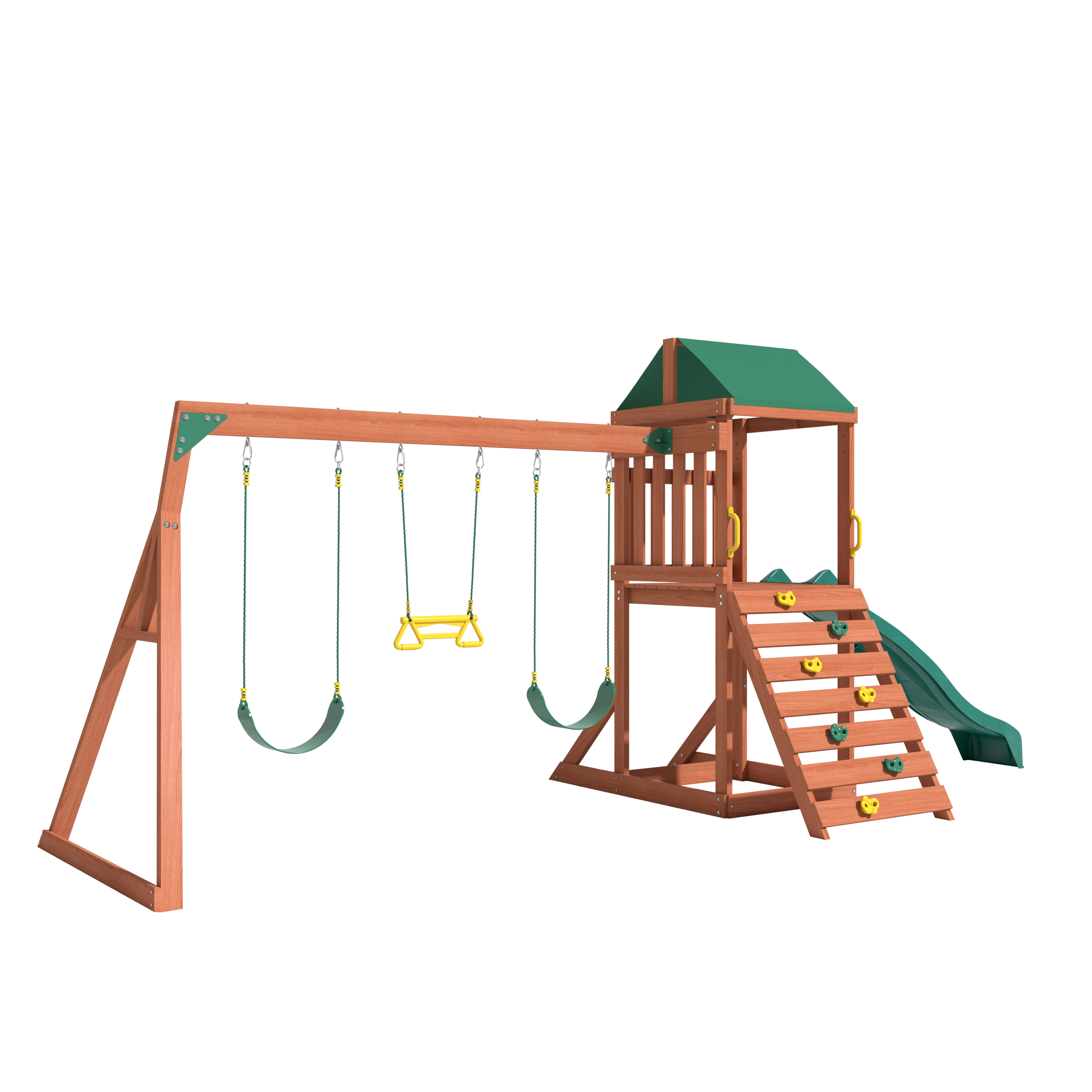 Ag féachaint don Ideal Swing Set? Is é Dragon-A-Game an Freagra!